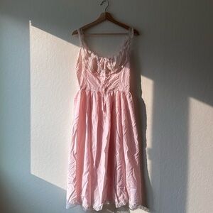 Sold Vintage mid century 50s eve stillman gracette 100% nylon slip dress